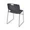 Regency Kahlo Square Table & Chair Sets, 48 W, 48 L, 29 H, Wood, Metal, Polypropylene Top, Maple TPL4848PLBK44BK - alternate 8